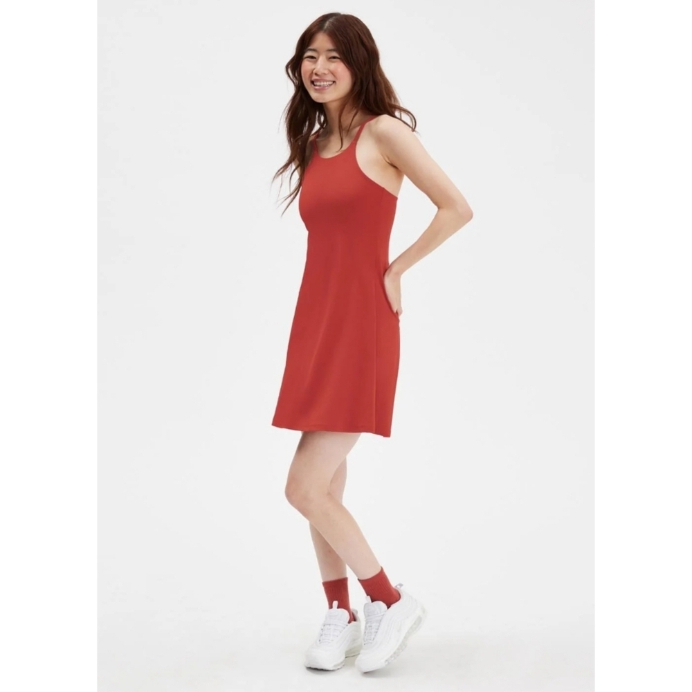 NWT Girlfriend Collective Red Dress